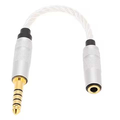 4.4mm Balanced Male to 3.5mm Stereo Female Adapter Cable 15cm Length For Sony NW-ZX300A NW-WM1A NW-W