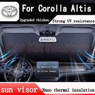 TOYOTA Corolla Altis sun visor Front Windshield Sunshade UV protection Car Window Sunshade Cover sun