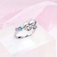 KikiLala星燦系列-雙子星晶鑽純銀戒指