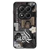 Phone Case poco X7 X6 X5 X3 PRO GT 4G 5G TPU Rubber Softcase Black Rug Collage Alhamdulillah