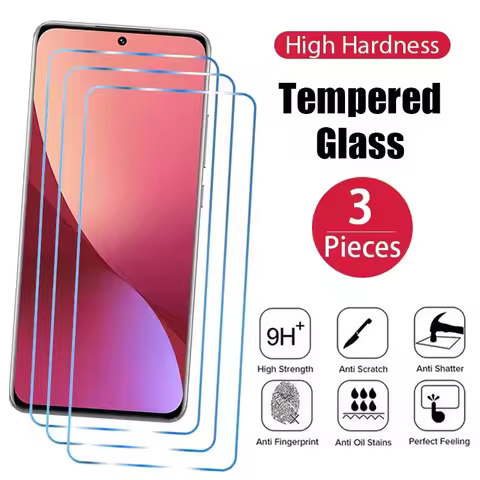 3Pcs Tempered Glass For Xiaomi Redmi 10X K30 K30i Note 11 Pro Screen Protector For Xiaomi 12 11T POC