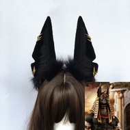 Anubis Anubis Anubis Anubis Jackal Ear Headband Wolf Ear Handmade Animal Ear cosplay