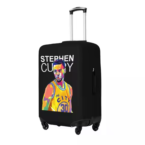 Stephen Curry Suitcase Cover Protection Elastic Travel Luggage Protector Covers for 18-32 Inch