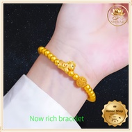 Gold Horse Bracelet for Women, Sands Gold Wealth Fortune Lucky Charm Pendant, Birthday Valentine‘s D