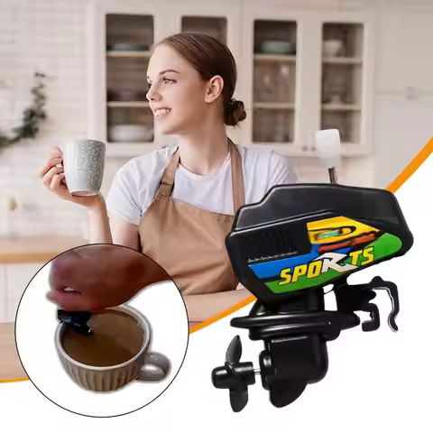 Coffee Boat Motor Mixer Motor Coffee Stirrer Boat Novelty Coffee Mixer Electric Small Drink Mixing G