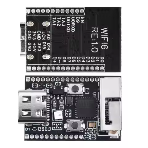 ESP32-C6 Bluetooth WiFi Development Board 2.4 GHz WiFi 6 Bluetooth Zigbee 3.0 Low Power RISC-V 32-Bi