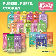 PEACHY Baby Food - Puree / Multigrain Puffs / Cookies / Biscuits / Soup / Stew [Halal Certified]