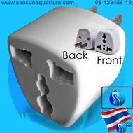 SeaSun plug Adaptor 3-Pin To 2-Pin Converter There Is Tis. Travel Flat Pin universal uk