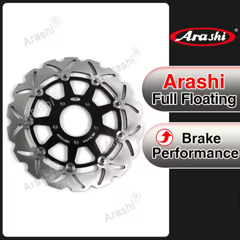 Arashi 1PCS 290mm Motorcycle CNC Floating Front Brake Disk Disc Rotors For SUZUKI GSX600F GSF650 BAN
