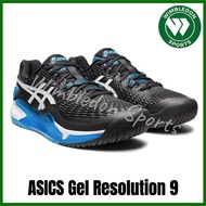 Asics GEL-RESOLUTION 9 Black/ White ORIGINAL ASICS Shoes best seller