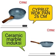 FRY WOK INDUCTION MARBLE 26 CM