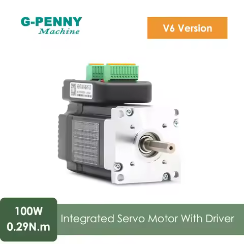 G-penny 100w 36VDC Integrated Servo Motor with Driver 41Oz-in 3000rpm 0.29Nm 6.0A Mini Servo Motor w