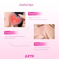 blush blusher stick blusher [New Product] AZTK Blush Cream Frozen Photosensitive Wave Water Photosen