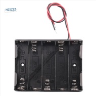 5 x 1.5V AA Battery Slot Holder Case Box Wire Black