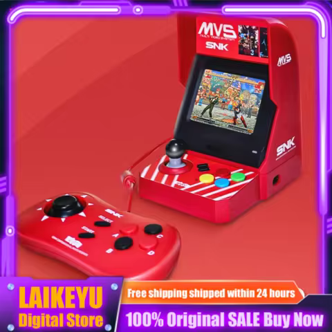 SNK MVS Mini Home Game Console Joystick Style Dual Player Gaming Console Portable Retro Handheld Gam