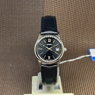 Casio LTP-V002L-1B3 Black Analog Leather Quartz Classic Simple Women's Watch