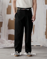 (Leisure Projects) Double waisted pants กางเกงขายาวผ้า tailor ดีเทลขอบเอว 2 ชั้น