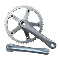 Road Bikes 165mm Square Crankset with 144BCD 48T Chainring Aluminum Alloy Mountain Bike Crank Round