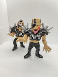 WWE WcW 公路霸王Q版 摔角 公仔一對