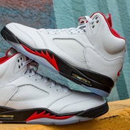 Dmax Sale Air Jordan 5 Retro Fire Red White Red Five Dynasties Maple