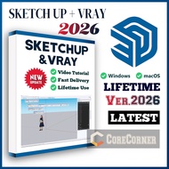 SketchUp Pro 2026 Latest Full Version | V-Ray 7.2 | Windows MacOS