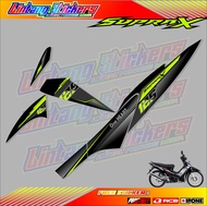 STRIPING VARIASI HONDA SUPRA X 125 ( 2008 - 2012 ) / STIKER LIST MOTOR HONDA SUPRA X 125 GEN 1