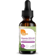 Zahler Vitamin D3 K2 Drops, Liquid D3 with K2, 1000IU of Vitamin D and 1000mcg of K2 per Serving, Su