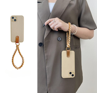 กระเป๋าใส่หูฟัง Vintage Baseball Case สำหรับ iphone14promax หนังสีกากีสำหรับ iphone15pro กรณีโทรศัพท