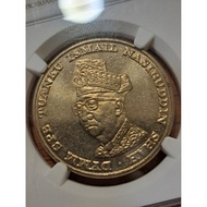 [Original] 1969 Malaysia 10th Anniversary Of Bank Negara Malaysia First Commemorative Ringgit RM1 Co