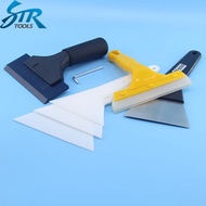 *SS017STR 6in1 Car Wrapping Application Tools Kit Scraper Set Pro Window Tint 3M汽车贴膜工具刮板套装大中小号刮板耐温硬刮
