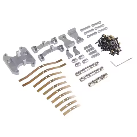For WPL B16 B36 1/16 RC Car Metal Balance Chassis Board Seesaw Spring Plate Drive Shaft Upgrade Part