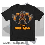 NEW TITAN DRILLMAN SKIBIDI TOILET BOSS CHILDREN'S CLOTHING TSHIRT T-SHIRTS FREE NAME BOYS GIRLS CLOT