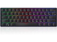 แมคคานิคอลคีย์บอร์ด ไร้สาย Royal Kludge RK61 RGB Hotswap Arrow คีย์ Bluetooth ไร้สายบลูทูธและมีสาย เ