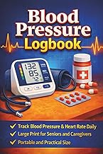Blood Pressure Log Book: Daily BP, Heart Rate & Health Tracking Journal and Weekly Blood Pressure Su