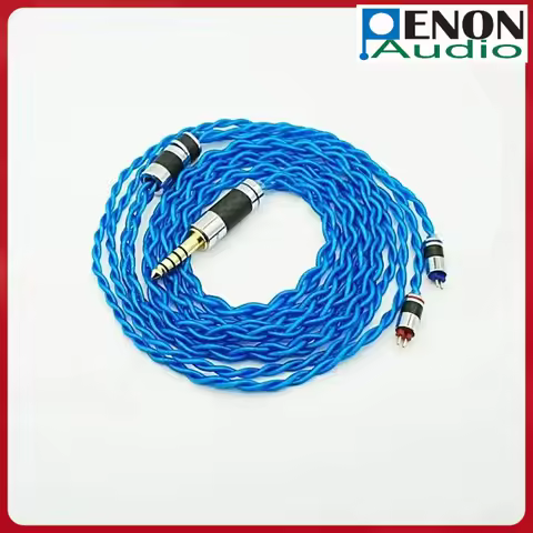 Penon 4 Shares OCC Silver-Plated & Graphene Mixed 2Pin 0.78mm HiFi Audiophile Earphone Replacement C
