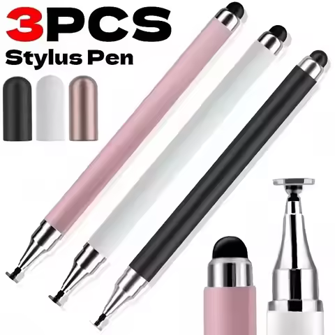 Universal Cell Phone Tablet 2 In 1 Capacitive Stylus Pen Drawing Pens For iPhone/Android All Tablet