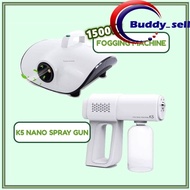 Nano Spray Gun K5 / Fogging Machine 1500w Wireless Sanitizer Nano Atomizer Portable Disinfection Sprayer Removal Mite