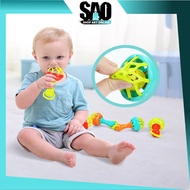 Sao -5882 Baby Soft Teether Rattle Ball/Baby Toys/Baby Teether Rattle/Ball And Rattle Toys