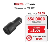 (Belkin) PPS 42W car charger | 30W USB-C + 12W USB-A Belkin