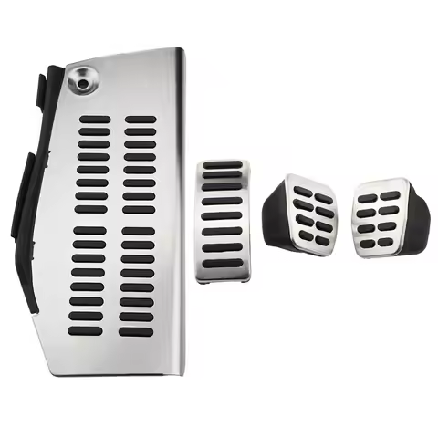 Stainless steel Car Pedal Cover For A3 For VW Polo 6N 9N 6R jetta MK4 For Skoda Fabia For Seat Ibiza