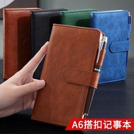 A6 Leather Notebook商务笔记本 3YG1 Premium Thick Hardcover Business Journal Office Diary Custom Logo Note