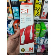 Moxom MX-CB296 3A Fast Charging Cable 1 Meter