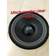 500W ATW 12 inches Inci Car Woofer Subwoofer Max 340MM AQ-1212W Audio System Woofer 4 ohms Speaker B