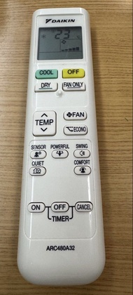 大金冷氣遙控器 ARC480A32