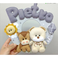 HANGING DOOR | HANGING WALL KARAKTER FOX BEAR OWL | KADO HIASAN DINDING| HIASAN PINTU | GANTUNGAN F