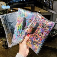 [LI] 1000PCS Disposable Rubber Bands Elastic Hair Ties Rings Band Kids Girl Ponytails 【IE】