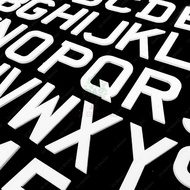 Motor JPJ Approve Number Plate Alphabet / Standard JPJ Size / Flat Surface