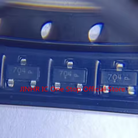 New 50PCS 2N7002 2N7002K 2N7002KT1G, Marking Code 704, Small Signal MOSFET 60V 380mA Single N−Channe