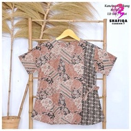 Blouse Batik Batik Atasan Remaja/ Blouse Batik Wanita Lengan Pendek