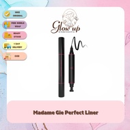 Madame GIE Perfect Liner 2 in 1 - 3g | Eyeliner Black+Stamp | Liner | Waterproof | Smudgeproof Long Lasting Pigmented